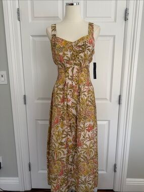 maggy london brooke ruffle neck maxi dress RUFFLE NECK SLEEVELESS PEASANT MAXI Maggy London
